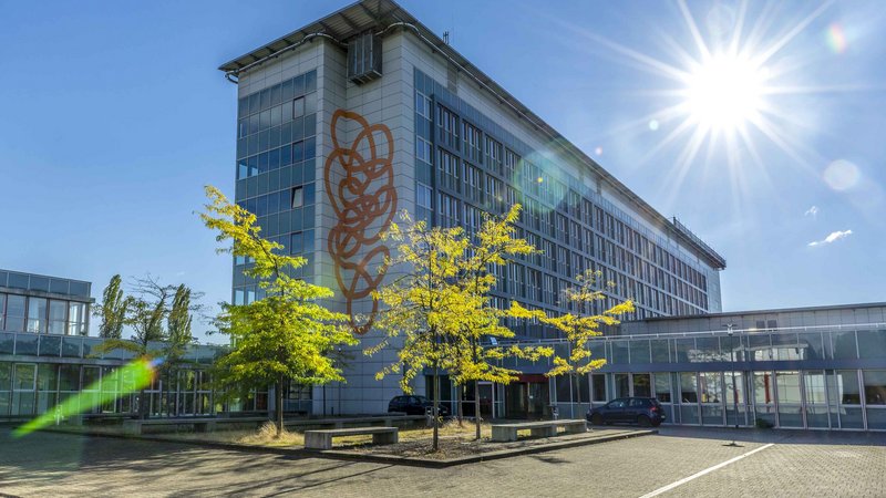 Bild des H Gebäudes auf dem Campus II